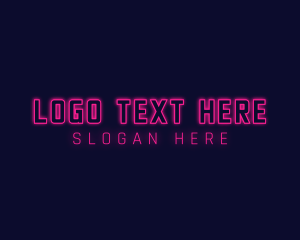 Network - Techno Gaming Wordmark logo design