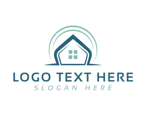 Home Roof Construction Logo