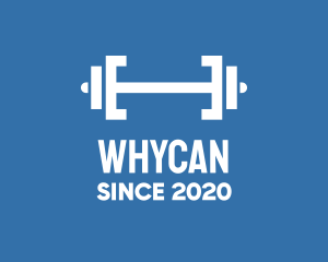 Workout - Fitness Gym Barbell logo design