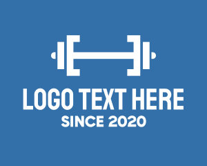 Fitness - Fitness Gym Barbell logo design