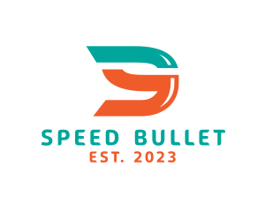 Bullet - Shiny Fast Number 9 logo design