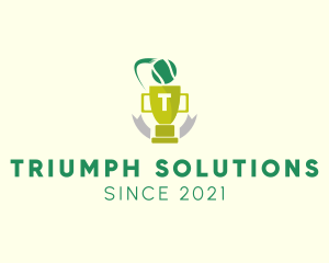 Win - Tennis Championship Trophy logo design