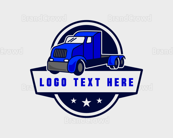 Transportation Trailer Truck Logo