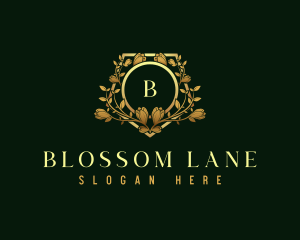 Botanical Floral Bloom logo design