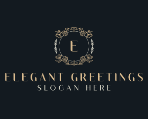 Flower Wedding Styling logo design