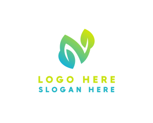 Sustainable - Organic Leaf Plant logo design