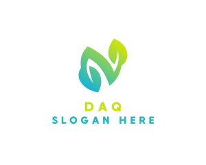Eco - Organic Leaf Plant logo design