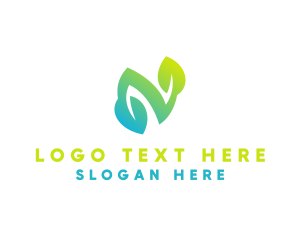 Environmental - Organic Leaf Plant logo design