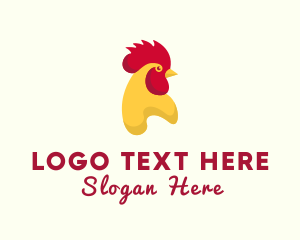 Chicken Restaurant - Poultry Rooster Chicken logo design