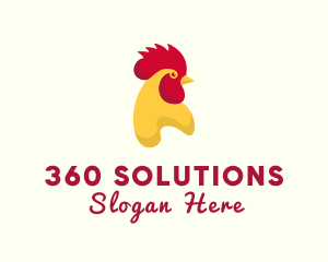 Poultry Rooster Chicken  logo design