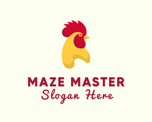 Poultry Rooster Chicken  logo design