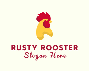 Poultry Rooster Chicken  logo design