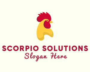 Poultry Rooster Chicken  logo design