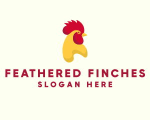 Poultry Rooster Chicken  logo design