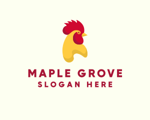 Poultry Rooster Chicken  logo design