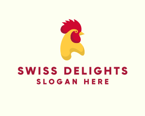 Poultry Rooster Chicken  logo design