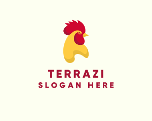 Poultry Rooster Chicken  logo design