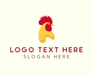 Poultry Rooster Chicken  logo design