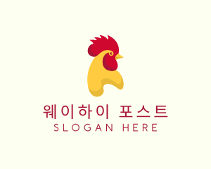 Poultry Rooster Chicken  logo design