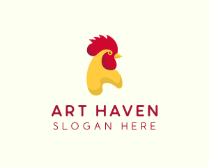 Poultry Rooster Chicken  logo design