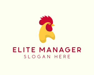 Poultry Rooster Chicken  logo design