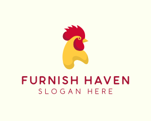 Poultry Rooster Chicken  logo design