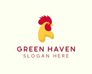 Poultry Rooster Chicken  logo design