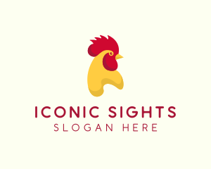 Poultry Rooster Chicken  logo design