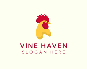 Poultry Rooster Chicken  logo design