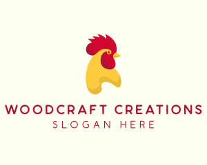 Poultry Rooster Chicken  logo design