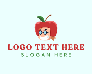 Boy - Apple Fruit Boy logo design