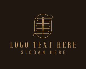 Knitter - Stitching Needle Sewing logo design