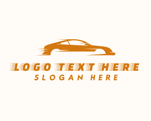 Supercar - Auto Race Car logo design