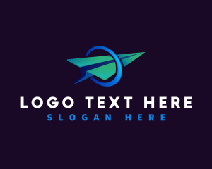 Travel - Flight Plane Logistics logo design