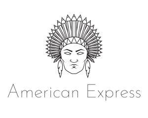 Pencil Native American logo design