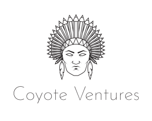 Pencil Native American logo design