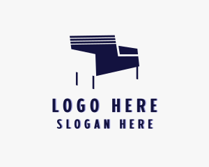Armchair Furniture Fixtures Logo