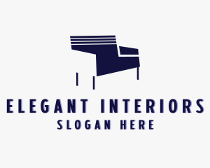 Armchair Furniture Fixtures logo design