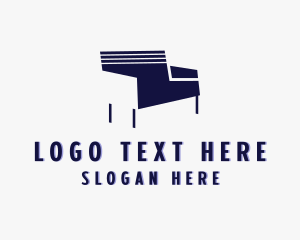 Cupboard - Armchair Furniture Fixtures logo design