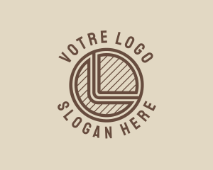 Letter L - Hipster Cafe Bistro logo design