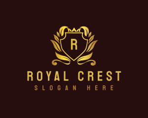 Royal Crown Crest logo design