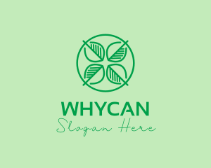 Herbal Leaf Circle Logo