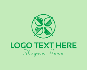 Herbal Leaf Circle Logo