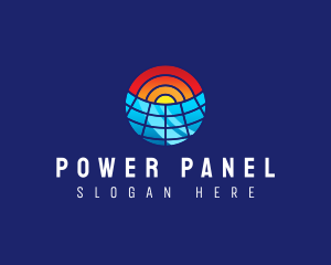 Panel - Solar Panel Power logo design