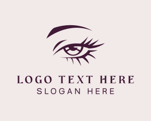 Aesthetician - Sexy Eye Lashes logo design