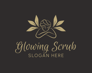 Exfoliation - Woman Organic Spa logo design