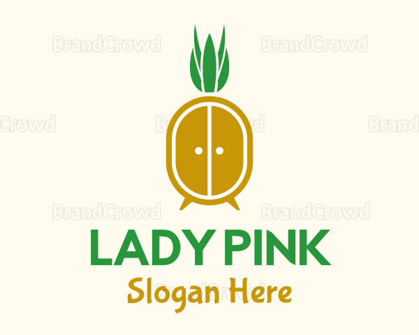 Pineapple Fruit Cupboard Doors Logo