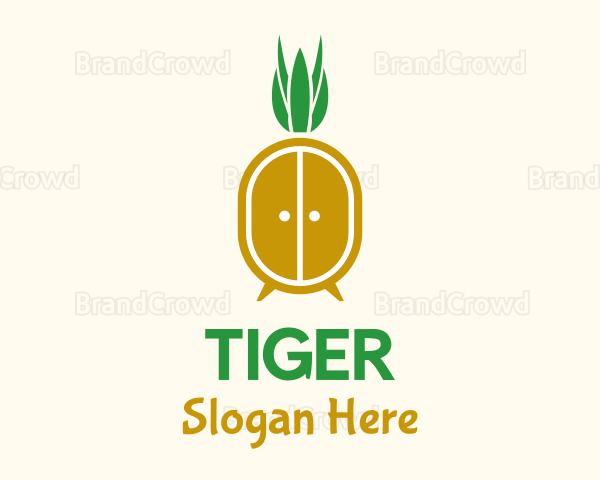 Pineapple Fruit Cupboard Doors Logo