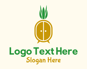 Culinary - Pineapple Fruit Cupboard Doors logo design