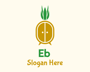 Pineapple Fruit Cupboard Doors Logo